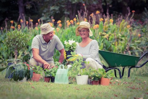 Professionals performing garden clearance in Golders Green